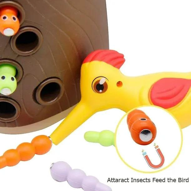 JUGUETE EDUCATIVO PAJARO CARPINTERO PARA NIÑOS DE 2 A 3 AÑOS - 4
