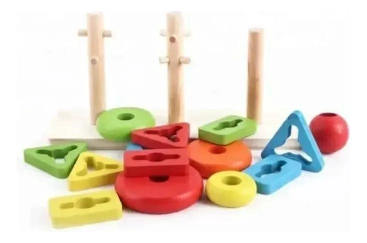 PACK DE JUGUETES DIDACTICOS DE MADERA PARA NIÑOS - 10