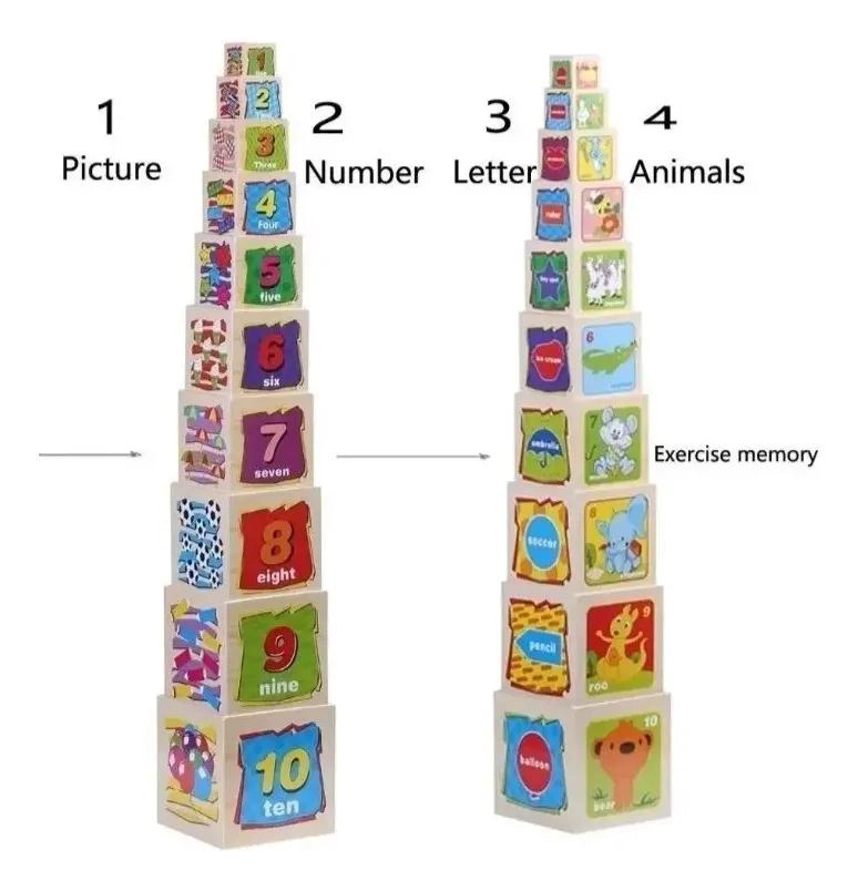 PACK DE JUGUETES DIDACTICOS DE MADERA PARA NIÑOS - 3