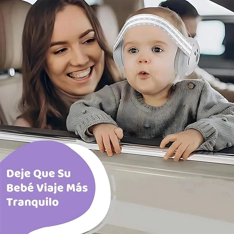 OREJERAS ANTIRUIDO PARA BEBE S 0-4 AÑOS CON PROTECCION AUDITIVA - 8