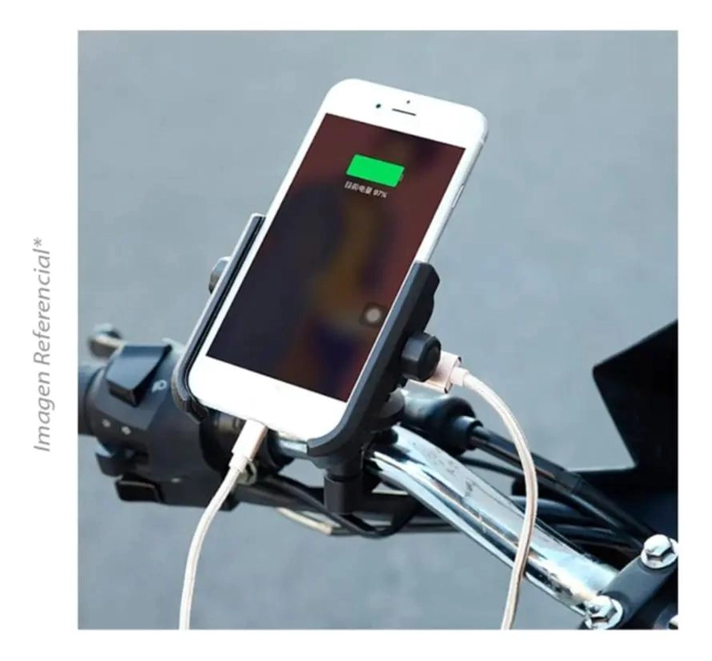 SOPORTE METALICO PARA SMARTPHONE CON ROTACION 360° - 3