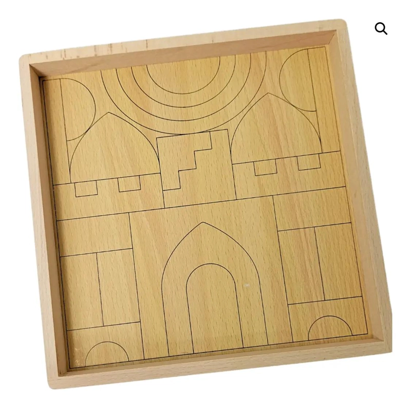 JUGUETE DIDACTICO DE FIGURAS ARMABLES DE MADERA PARA NIÑOS - 2