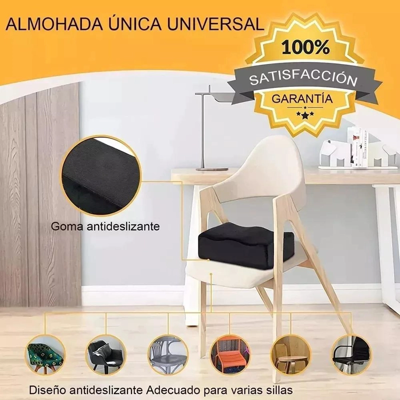COJIN ERGONOMICO PARA SOPORTE Y RECUPERACION DE CADERA Y GLUTEOS - 5