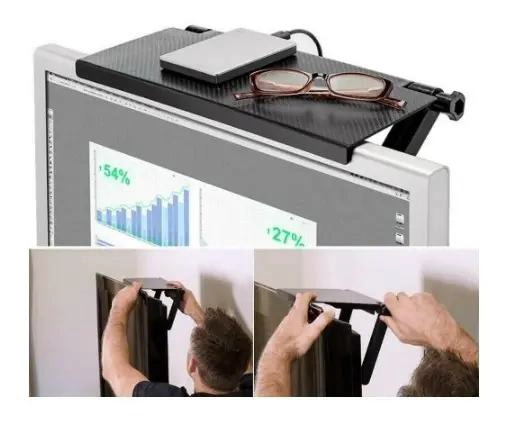 ESTANTE PLEGABLE MULTIFUNCIONAL PARA TV Y MONITOR - 7