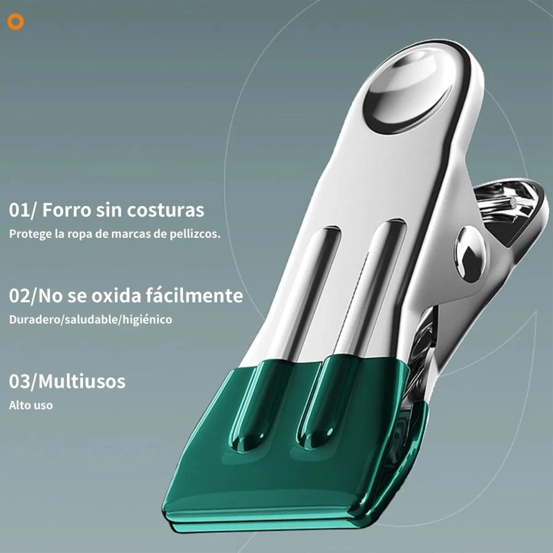 COLGADOR PLEGABLE PARA CALCETINES Y ROPA INTERIOR CON 24 CLIPS - 9