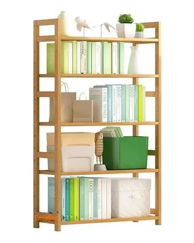 ESTANTE ORGANIZADOR DE BAMBU AJUSTABLE PARA OFICINA Y HOGAR - 2