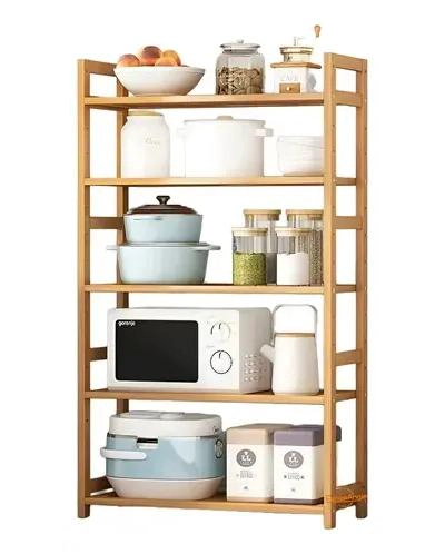 ESTANTE ORGANIZADOR DE BAMBU AJUSTABLE PARA OFICINA Y HOGAR - 3
