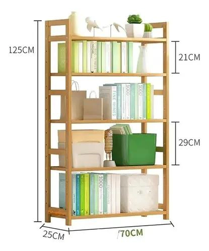 ESTANTE ORGANIZADOR DE BAMBU AJUSTABLE PARA OFICINA Y HOGAR - 4