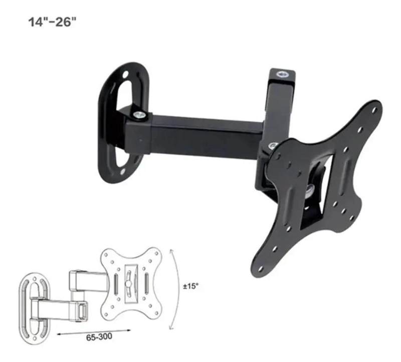 SOPORTE MOVIL PARA TV DE 10 A 32 PULGADAS CON BRAZO ARTICULADO - 4