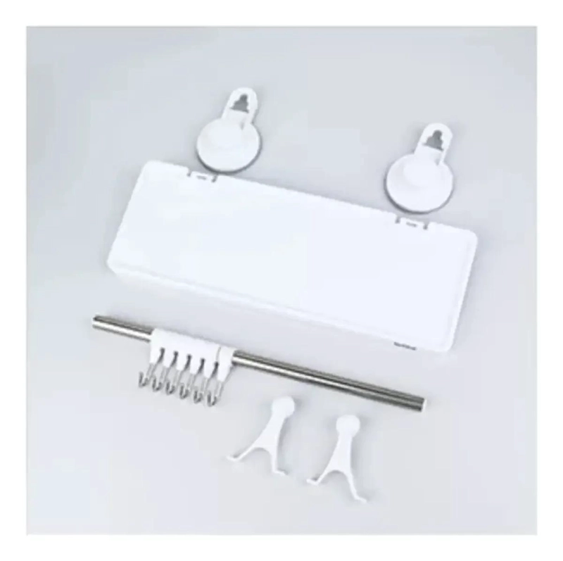 ORGANIZADOR DE DUCHA CON VENTOSAS Y GANCHOS PARA BAÑO - 1