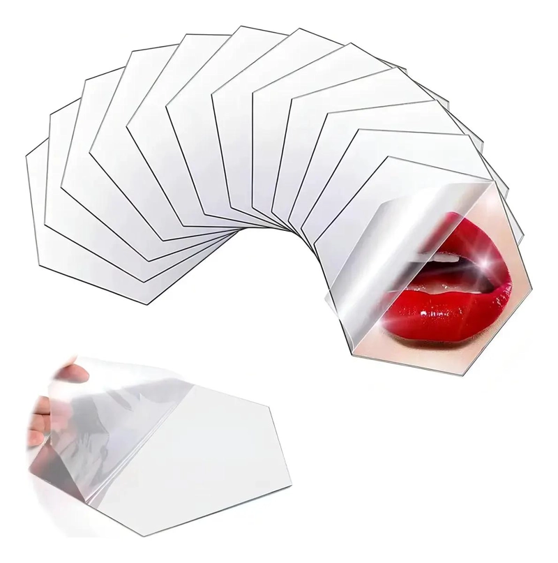 PACK DE 12 ESPEJOS ADHESIVOS HEXAGONALES PARA DECORACION - 4