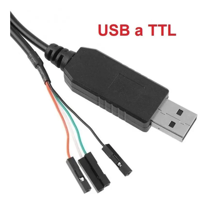 CONVERSOR USB A TTL DE 1 METRO PARA ARDUINO Y PIC - 2