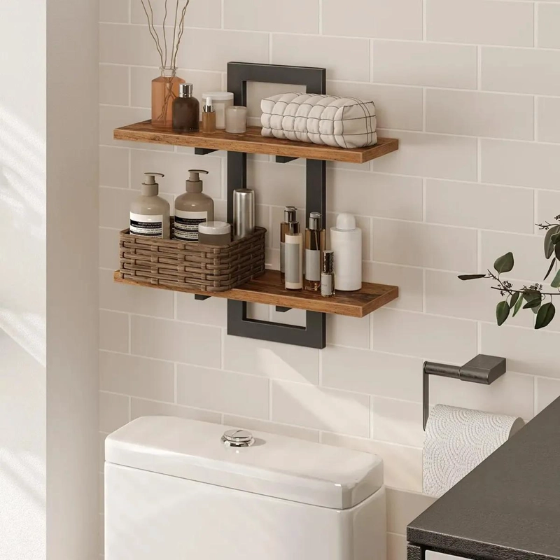 KIT DE REPISAS FLOTANTES PARA ORGANIZAR ESPACIOS EN BAÑO - 8