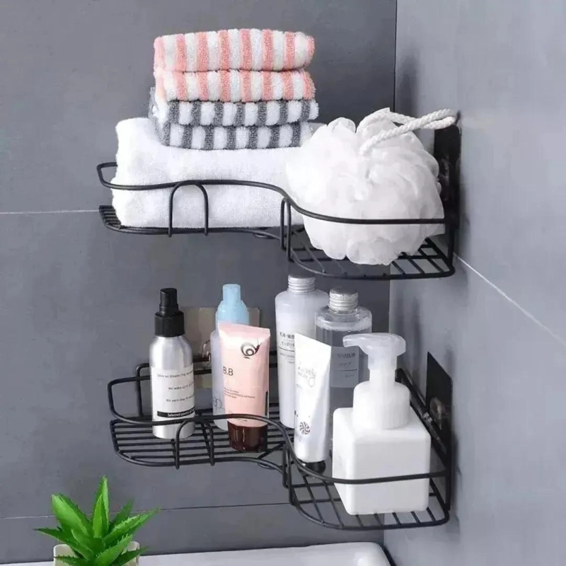 SET DE 5 ORGANIZADORES ESQUINERO PARA BAÑO DUCHA SIN PERFORAR - 2