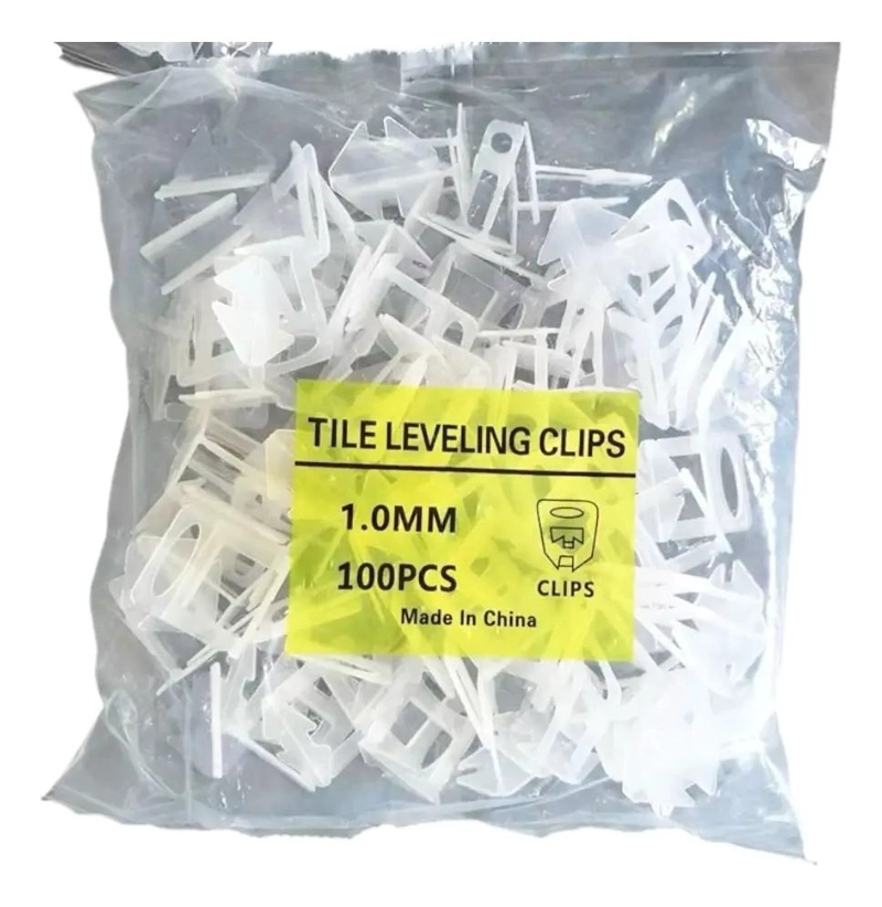 CLIPS SEPARADORES PARA NIVELACION DE CERAMICA 1.0MM 600 UNIDADES - 1