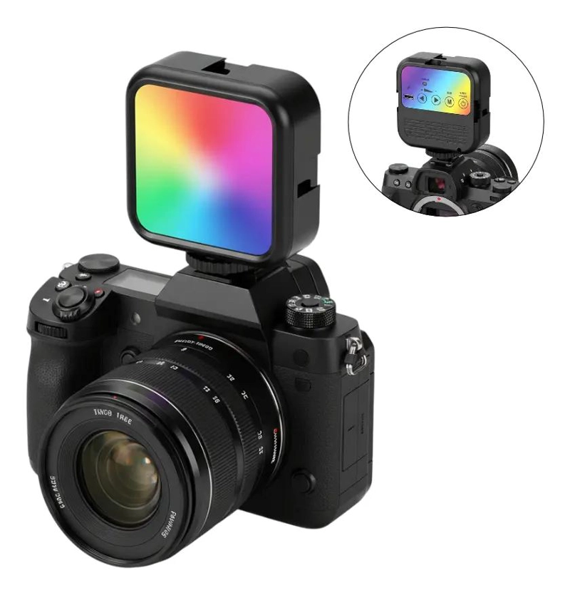 LUZ LED RGB REGULABLE PARA FOTOGRAFIA Y VIDEO - 1