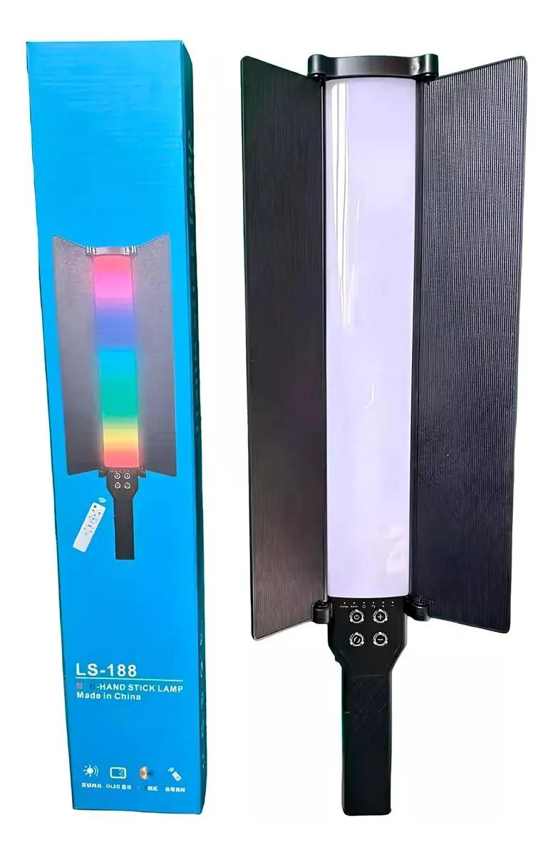 BARRA DE LUZ LED RGB PORTATIL CON CONTROL REMOTO - 5
