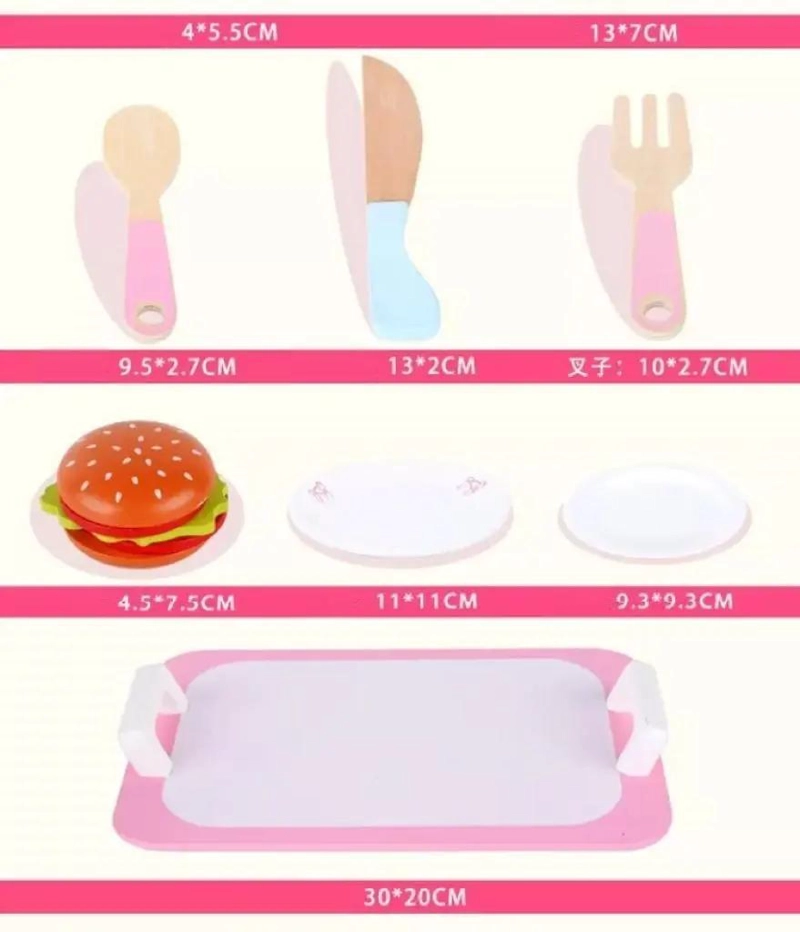 SET DE TE  DIDACTICO DE MADERA PARA NIÑOS CON ACCESORIOS - 7