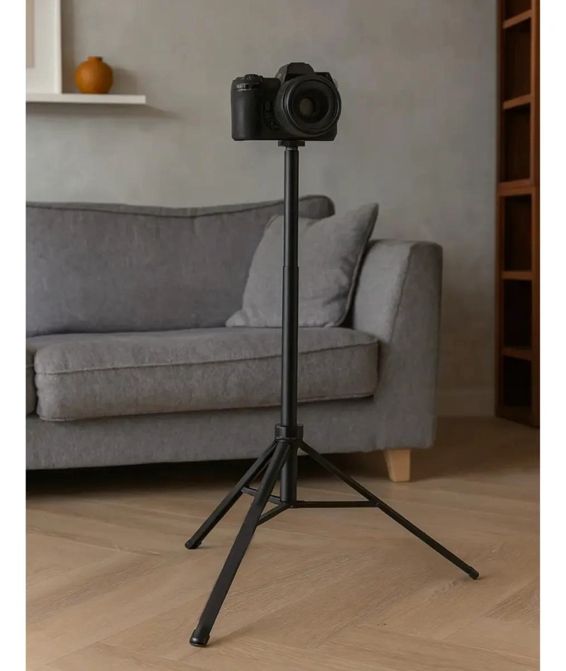 TRIPODE DE ALUMINIO AJUSTABLE PARA CAMARAS Y TELE FONOS - 2