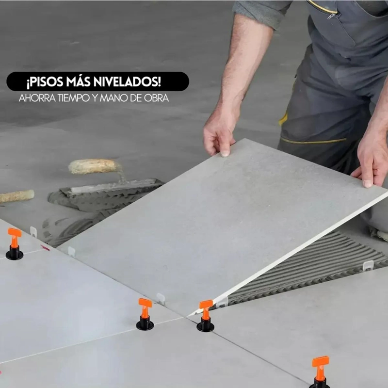 KIT NIVELADOR CERAMICA PORCELANATO REUTILIZABLE 250 UNIDADES - 7