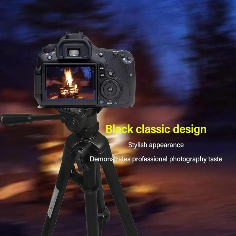 TRIPODE PROFESIONAL AJUSTABLE PARA CAMARA Y CELULAR DE 140 CM - 6