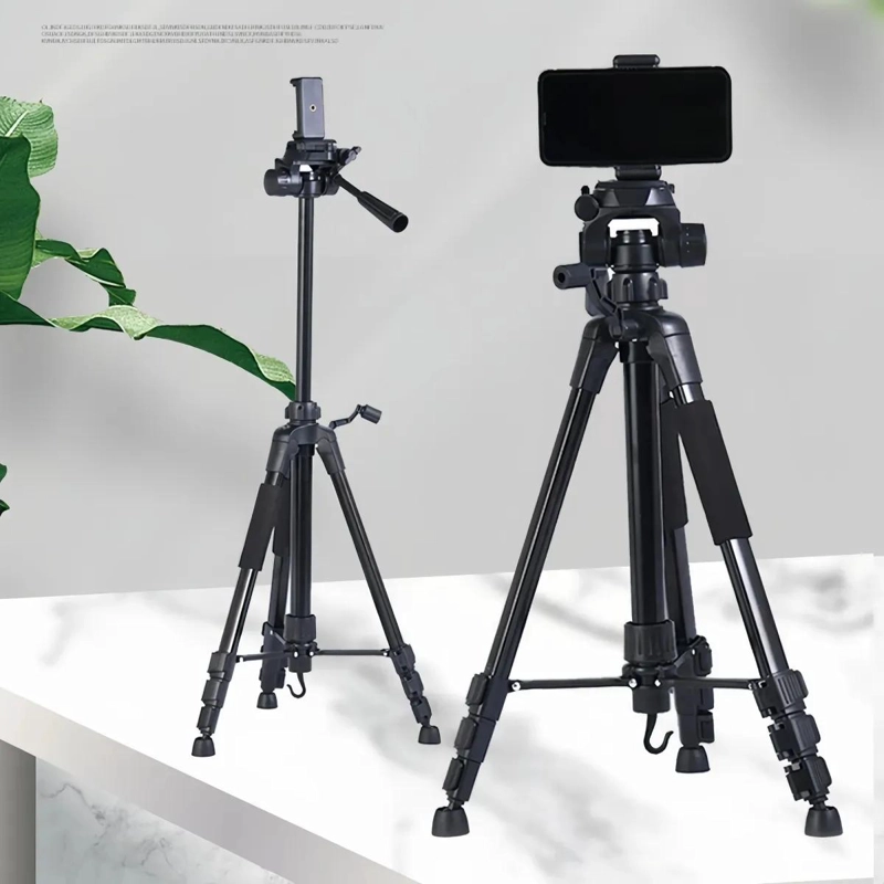 TRIPODE PROFESIONAL AJUSTABLE PARA CAMARA Y CELULAR DE 140 CM - 9