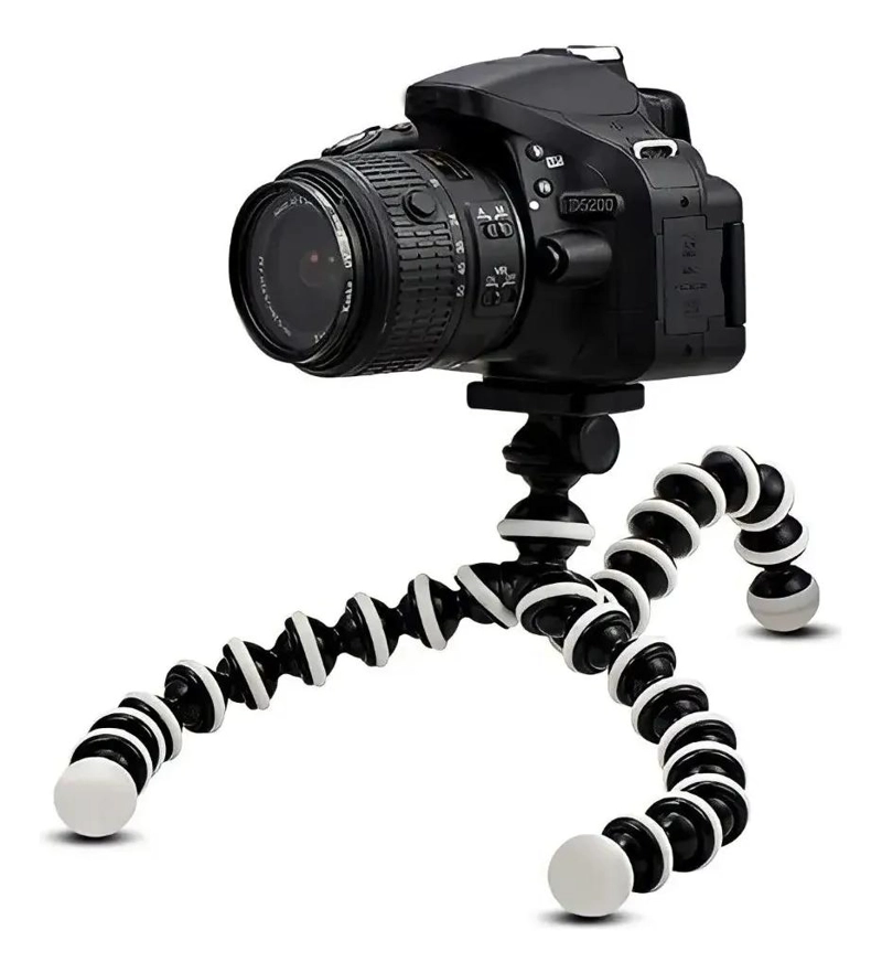 TRIPODE FLEXIBLE PULPO PARA CELULAR Y CAMARA DE 18CM - 2
