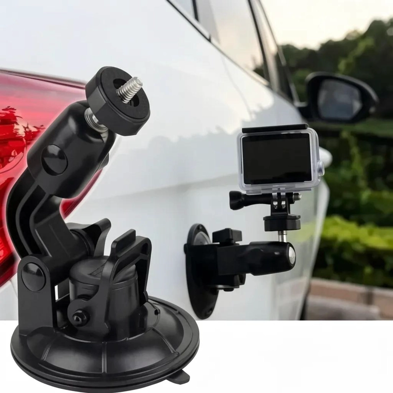 SOPORTE VENTOSA PARA CAMARAS DE ACCION CON ROTACION 360° - 2