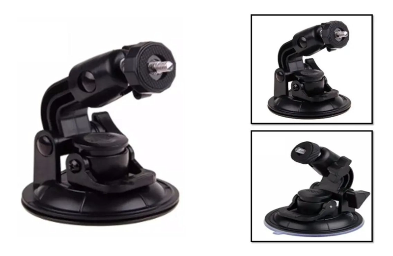 SOPORTE VENTOSA PARA CAMARAS DE ACCION CON ROTACION 360° - 3