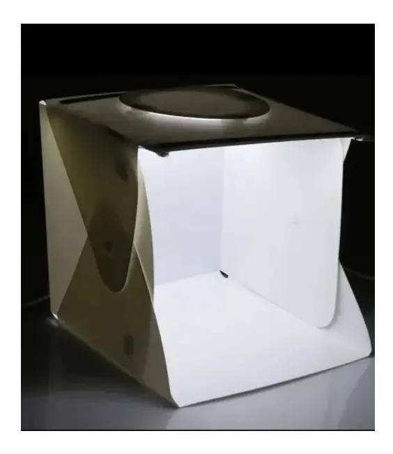CAJA DE LUZ PLEGABLE PARA FOTOGRAFIA 30X30CM CON FONDOS - 3