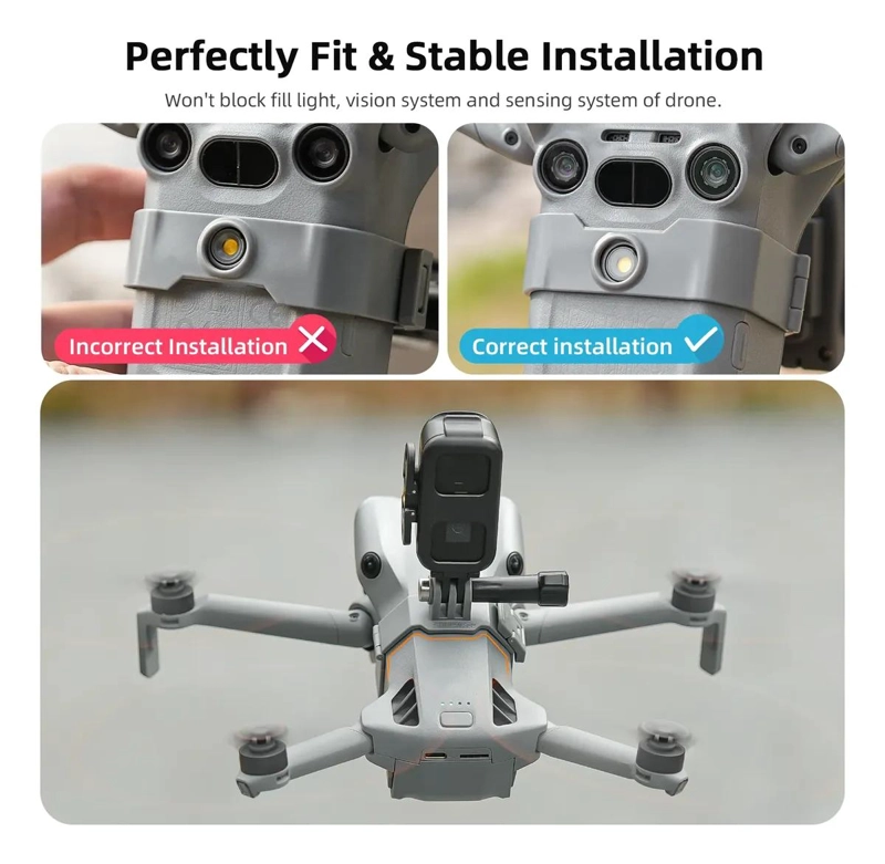 SOPORTE PARA CAMARA DE ACCION COMPATIBLE CON DRONES DJI MINI 5 PRO - 3
