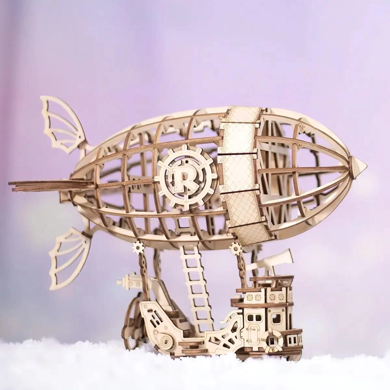 ROMPECABEZAS 3D DE MADERA DIRIGIBLE PARA ARMAR - 7