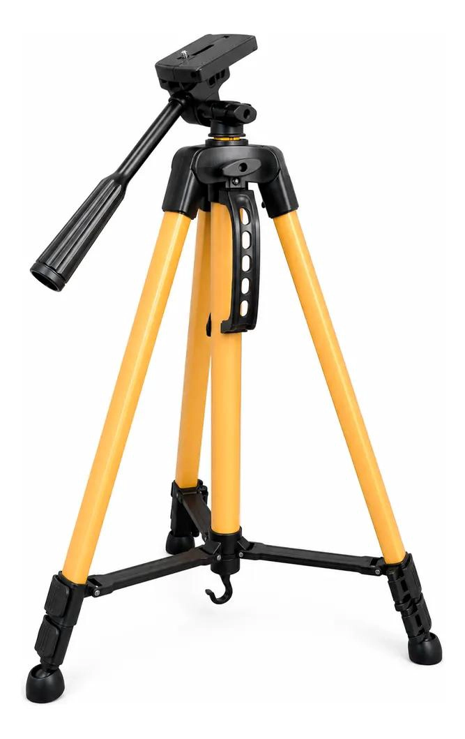 TRIPODE PROFESIONAL GRANDE PARA CAMARA Y CELULAR DE 140 CM - 1