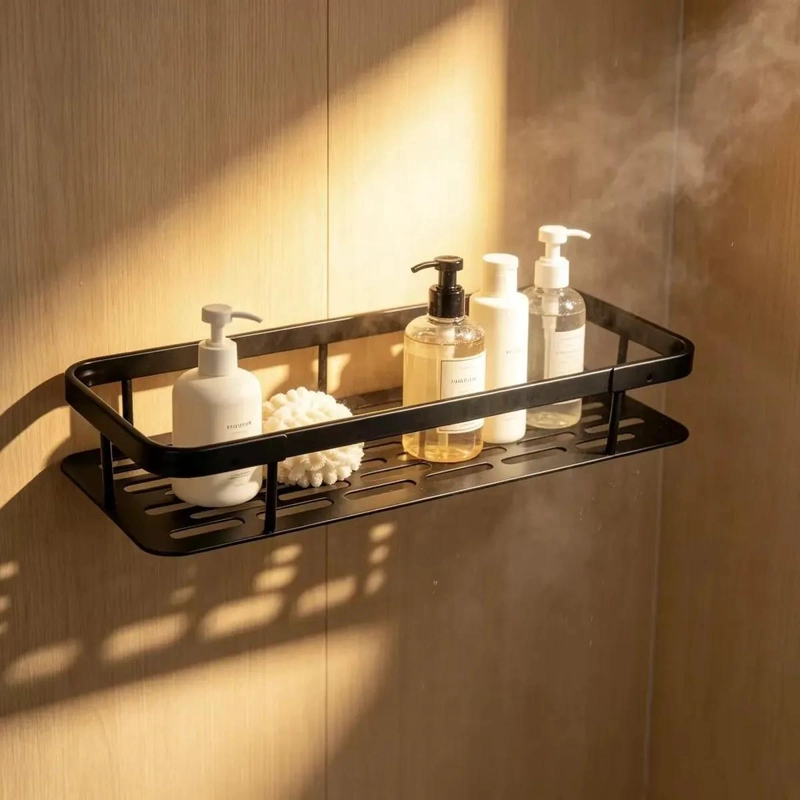 ORGANIZADOR DE BAÑO MULTIFUNCIONAL DE PARED PARA ESPACIOS REDUCIDOS - 1