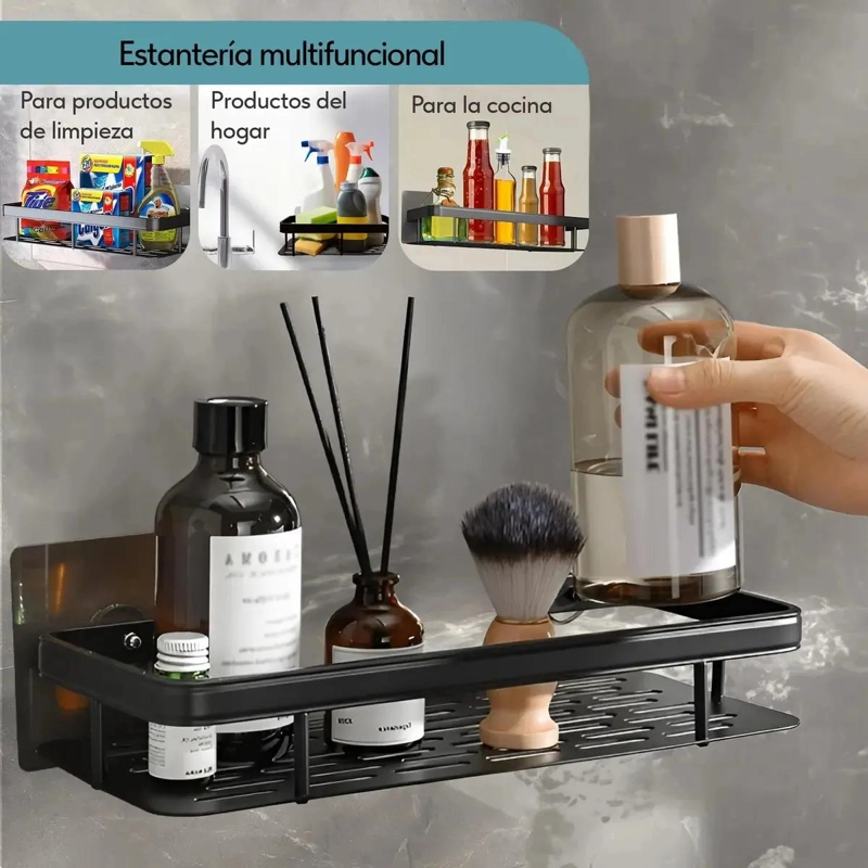 ESTANTE ORGANIZADOR DE DUCHA IMPERMEABLE Y ANTICORROSIVO - 3