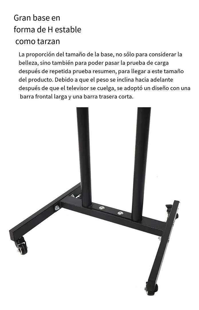 SOPORTE DE PISO PARA TELEVISORES DE 32 A 55 PULGADAS CON RUEDAS - 6