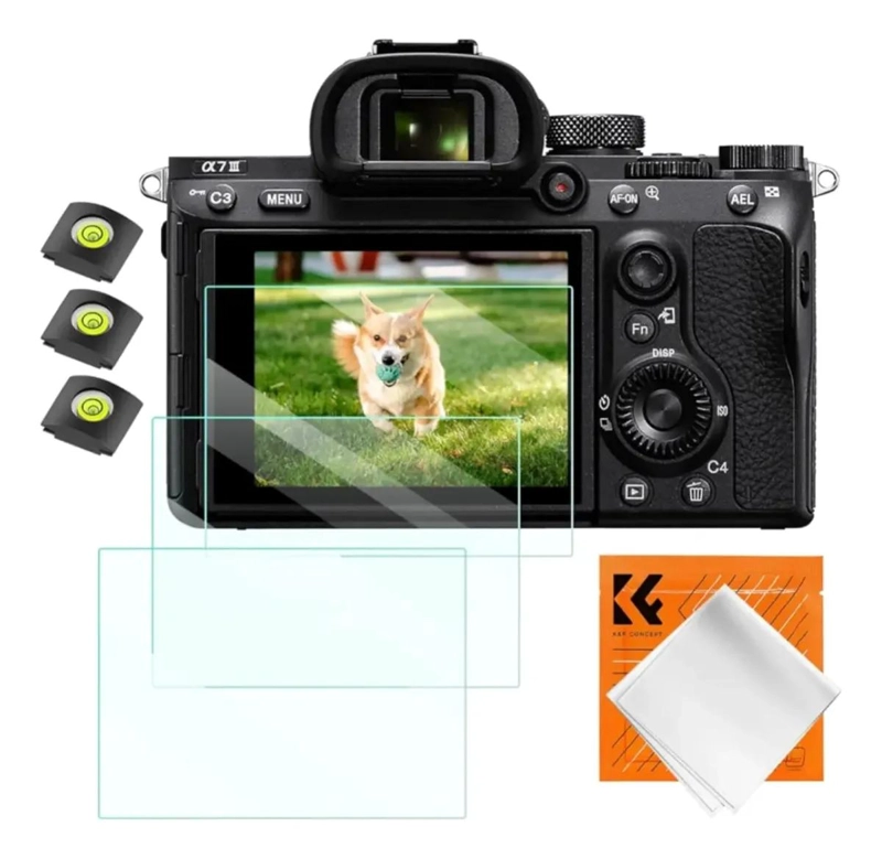 KIT DE PROTECCION DE VIDRIO TEMPLADO PARA CAMARAS SONY - 1