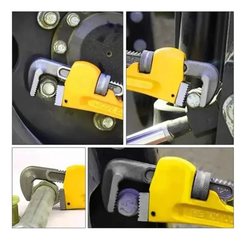LLAVE STILSON AJUSTABLE 8 PULGADAS PARA BRICOLAJE - 3