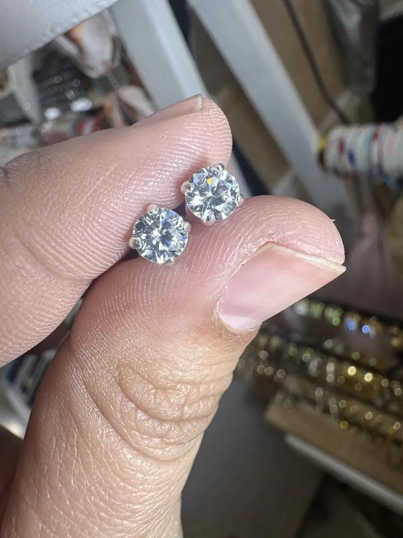 AROS DE CIRCONITA BRILLANTE EN PLATA 925 PARA TODOS - 5