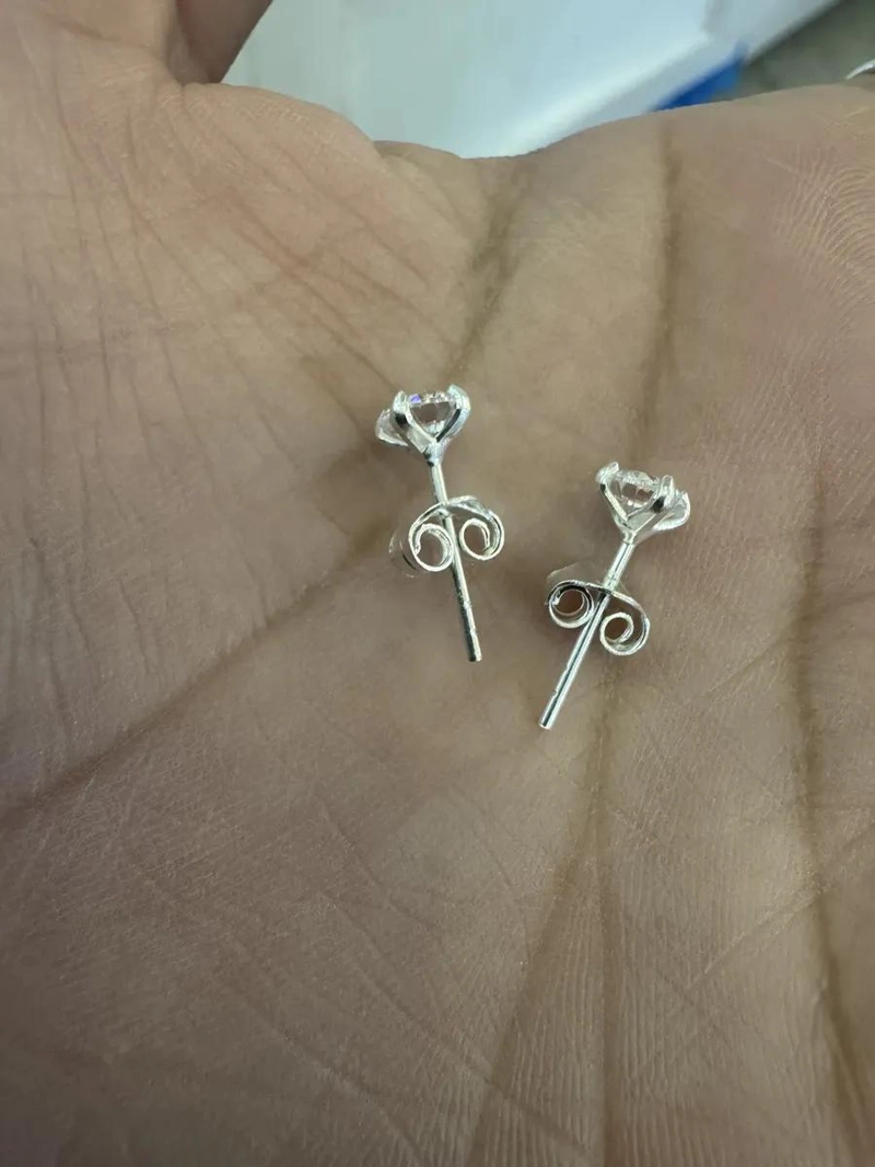 AROS DE CIRCONITA BRILLANTE EN PLATA 925 PARA TODOS - 7