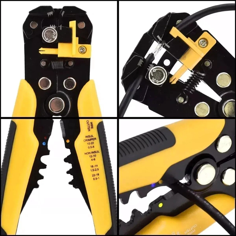 ALICATE PELACABLES AUTOMATICO MULTIFUNCIONAL PARA CORTAR Y PELAR - 5
