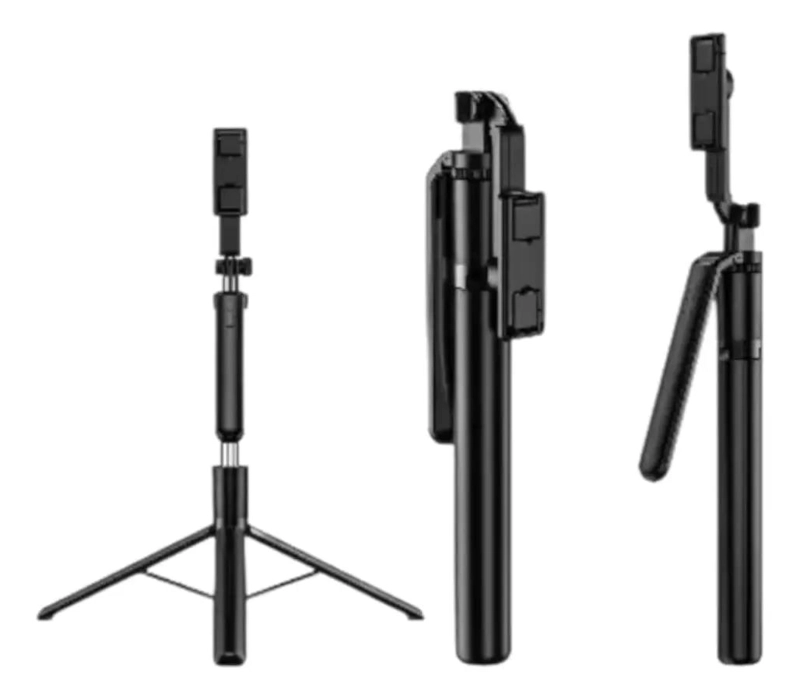 TRIPODE Y PALO SELFIE EXTENSIBLE DE 170 CM PARA TELE FONOS - 1
