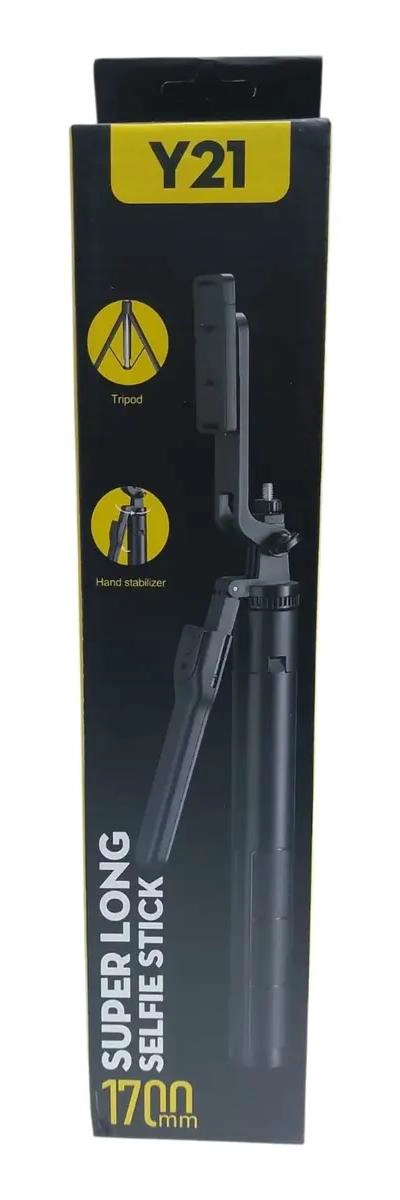TRIPODE Y PALO SELFIE EXTENSIBLE DE 170 CM PARA TELE FONOS - 5