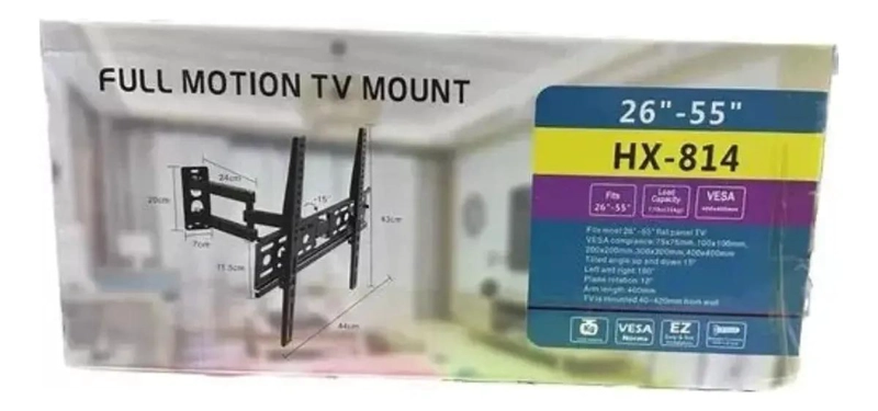 SOPORTE DE PARED PARA TV DE 26 A 55 PULGADAS CON BRAZO AJUSTABLE - 3