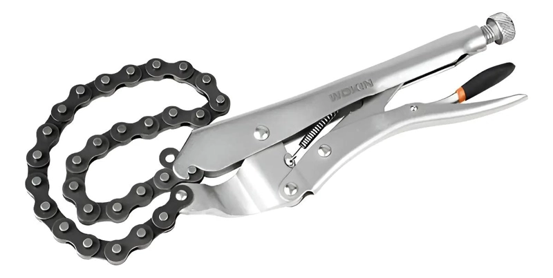 PINZA DE PRESION CON CADENA 460 MM PARA USO INDUSTRIAL - 1