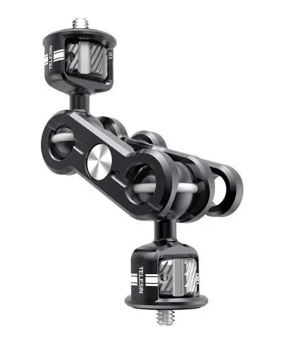 SOPORTE DE EXTENSION CON CABEZAL DOBLE PARA CAMARAS Y LUCES - 1