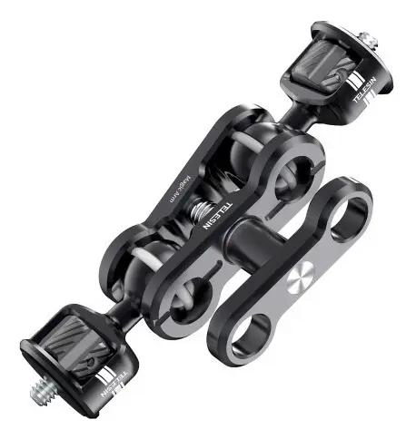 SOPORTE DE EXTENSION CON CABEZAL DOBLE PARA CAMARAS Y LUCES - 3