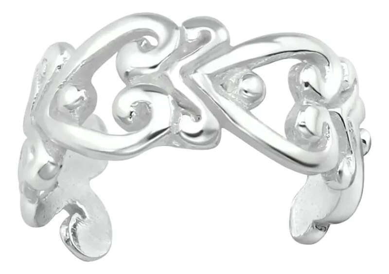 ARGOLLA A PRESION DE PLATA 925 PARA OREJA - 1