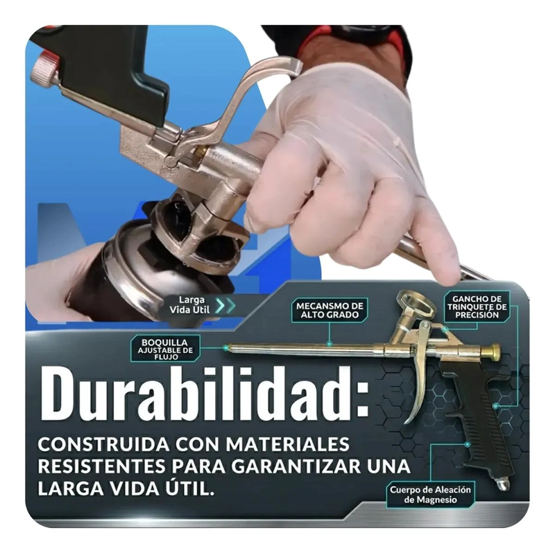 PISTOLA ERGONOMICA DE METAL 5X36X14 CM - 3