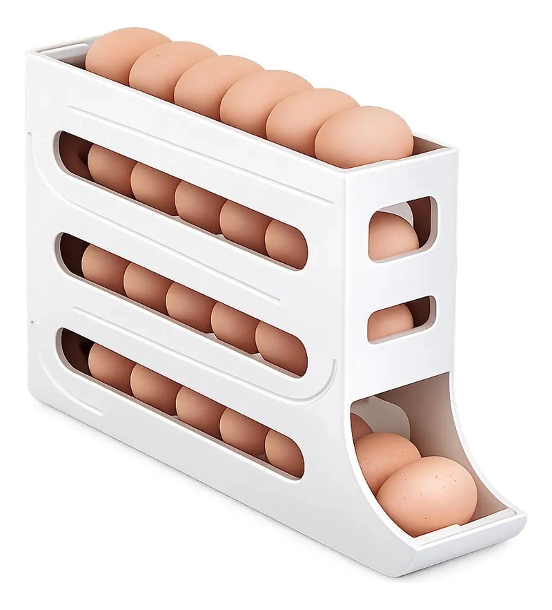 DISPENSADOR ORGANIZADOR DE HUEVOS PARA REFRIGERADOR 30 UNIDADES - 1